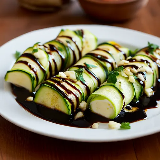 Zucchini-Feta-Rollen