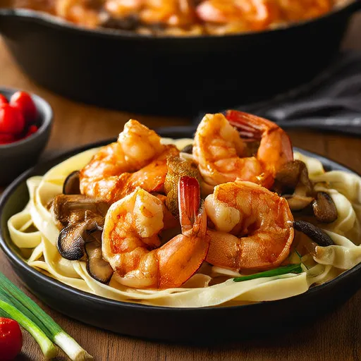 Blackened Shrimp Stroganoff