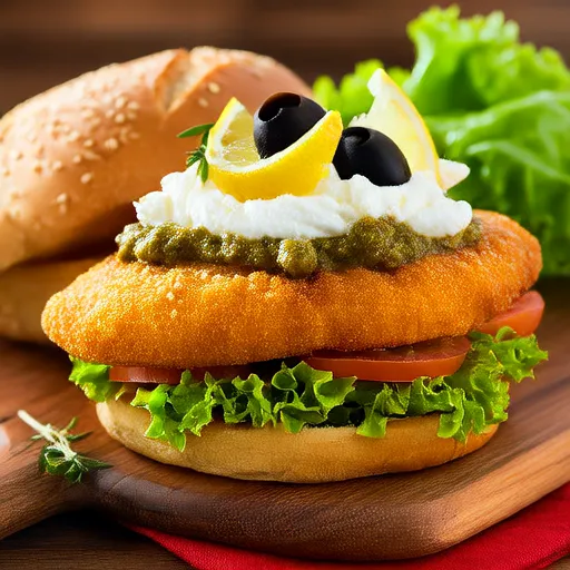 Mediterranean Ground Turkey Burgers with Olive and Feta Topping