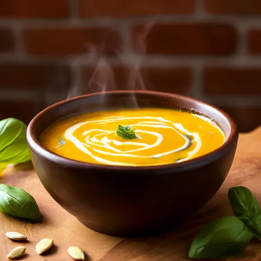 Zuppa di zucca butternut ispirata alla cucina sudafricana