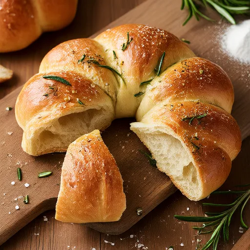 Fougasse (Pane Piatto Stile Francese)