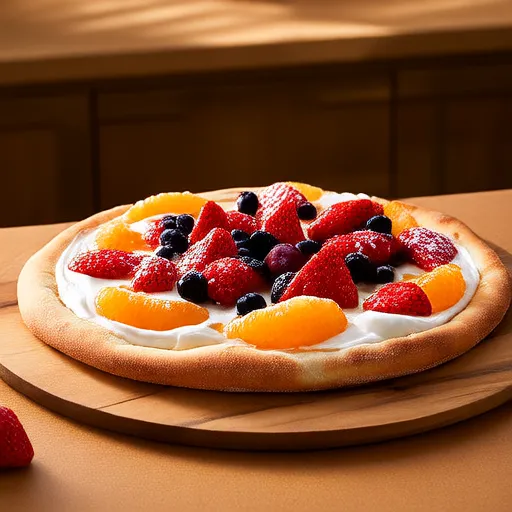 Pizza de Frutas Para Viagem