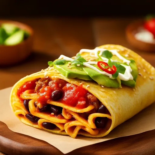 Burritos Vegetariani Appetitosi