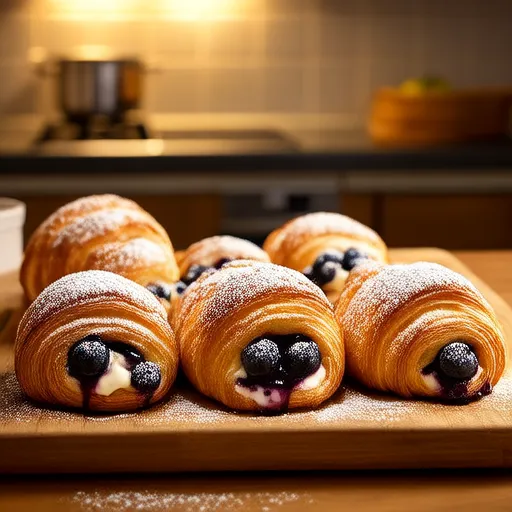 Turnovers de Mirtilo