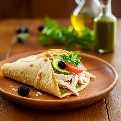Bánh Pita Nhồi Gà Chanh
