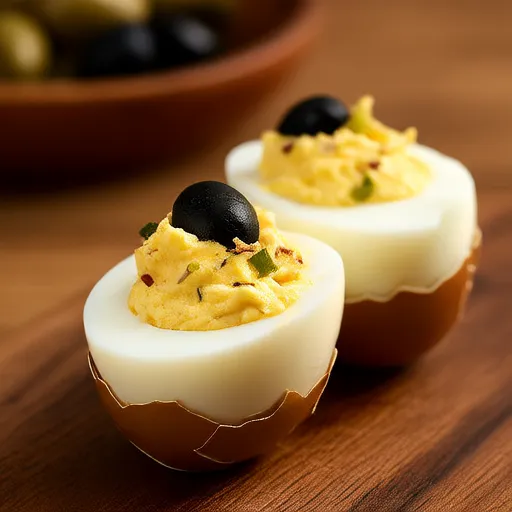 Spicy Deviled Eggs