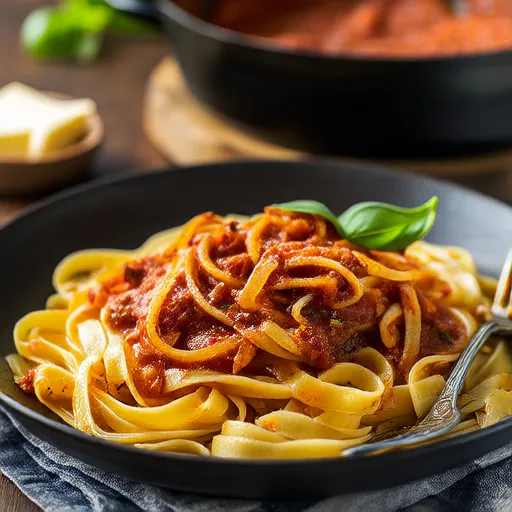 Jammy Soğanlı Pappardelle