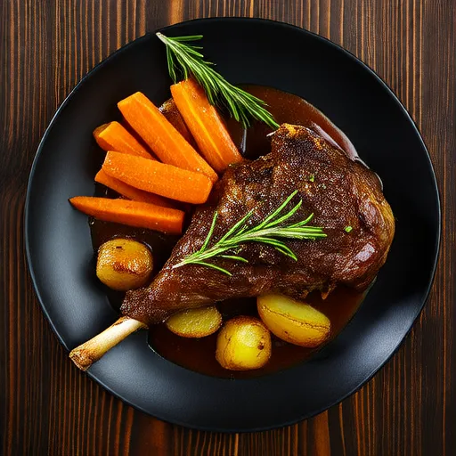 Filete de falda guisado en el horno