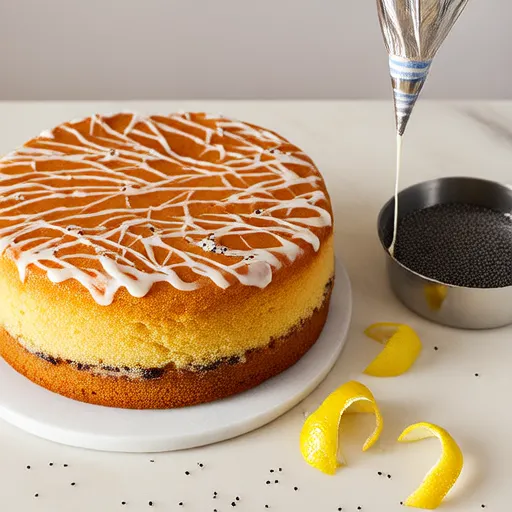 Chiffon Cake ai Semi di Papavero e Limoncello