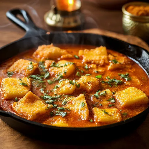 Acılı Sarımsaklı Paneer