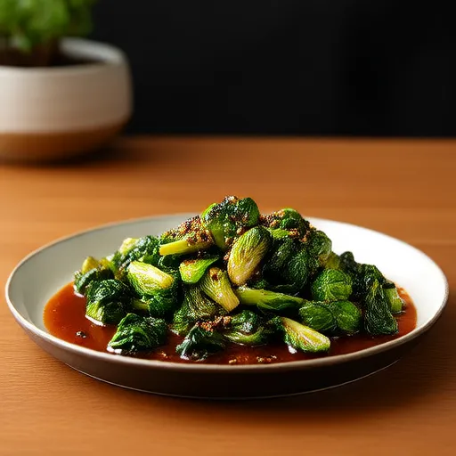 Miso Roasted Brussels Sprouts