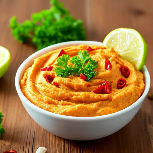 Hummus Tiga Cabai Pedas