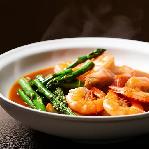 Jumbo Shrimp and Asparagus