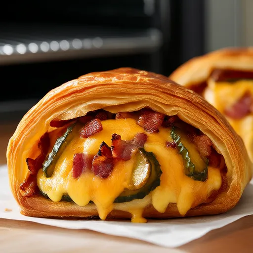 Cheesy Pickle Pigs in a Blanket