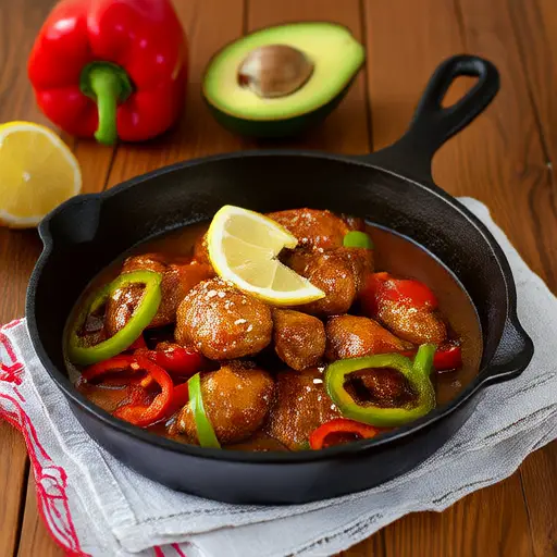 Cast Iron Chicken Fajitas