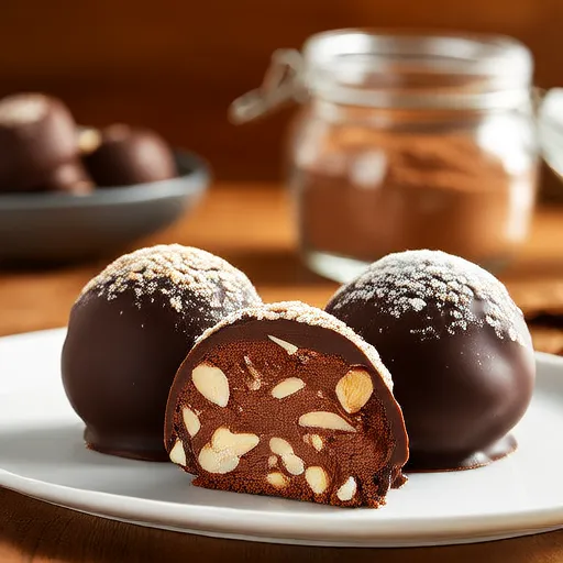 Boules de chocolat et amande Keto et Vegan à 5 ingrédients