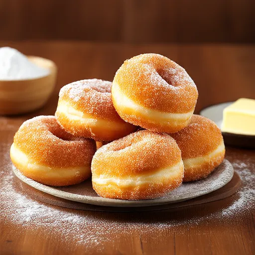 Air-Fried Cinnamon and Sugar Doughnuts