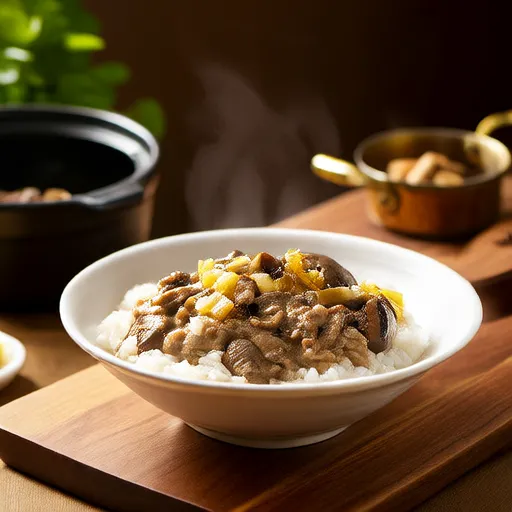 蘑菇米饭炖饭