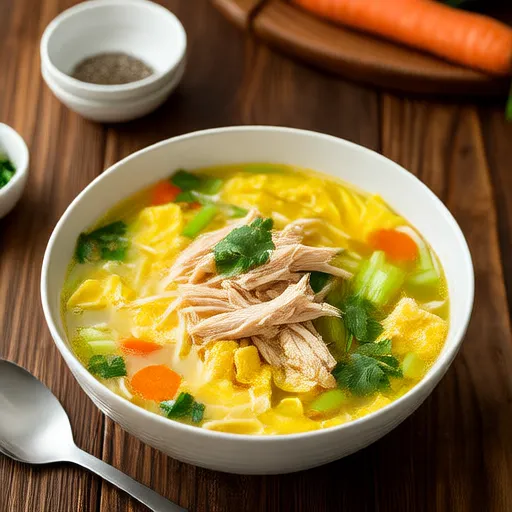 Faux-kin Noodle Soup (Vegan Tavuk Çorbası)