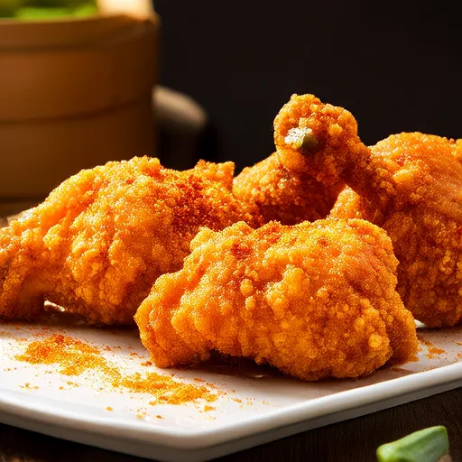 Air-Fried Popcorn Chicken Gizzards