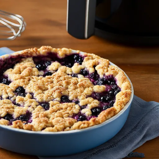 Air Fryer Blueberry Crisp