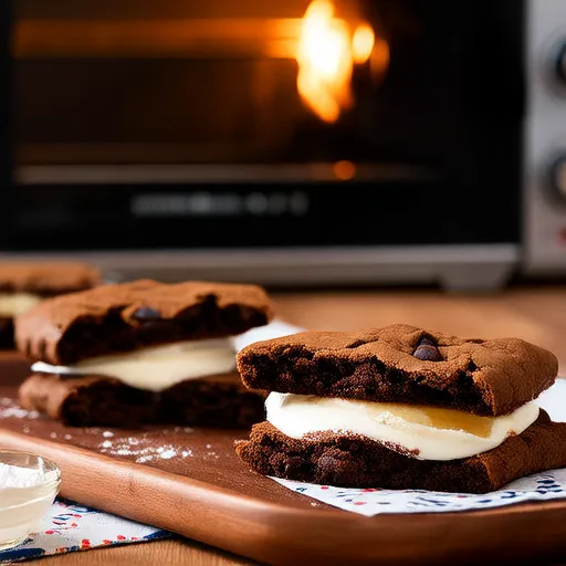 Galletas Rellenas de Crema de Chocolate