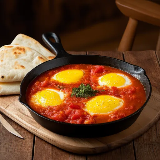 Shakshuka (Middle Eastern Baked Eggs)