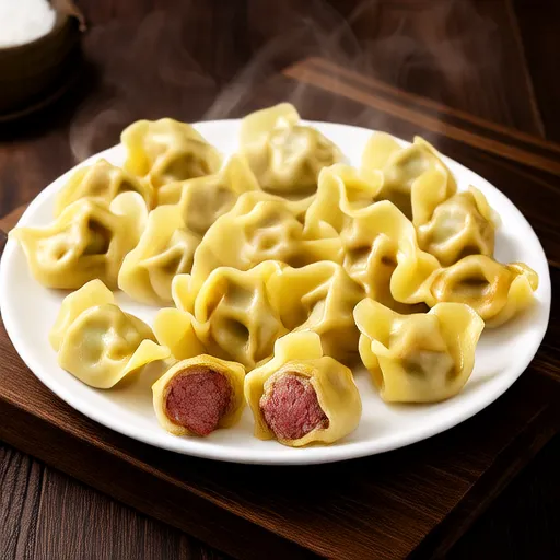 牛肉香腸炸餛飩