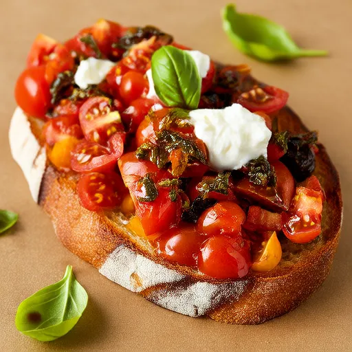 Bruschetta de Tomate Duplo Mais Saudável