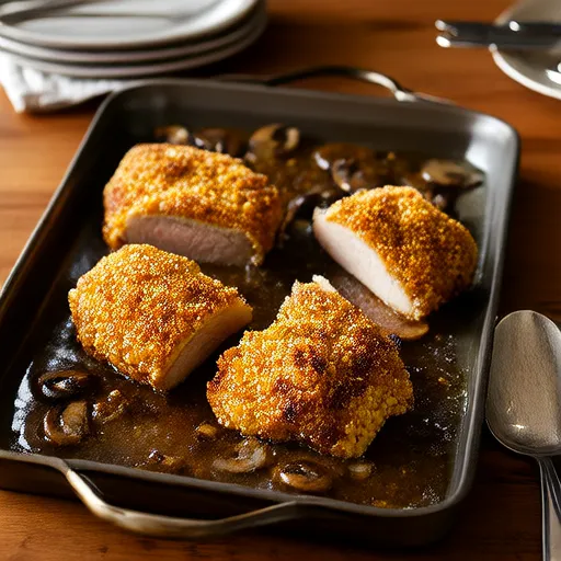 Baked Stuffed Pork Chops