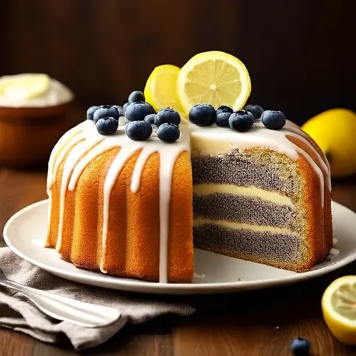 Lemon Poppy Seed Bundt Cake