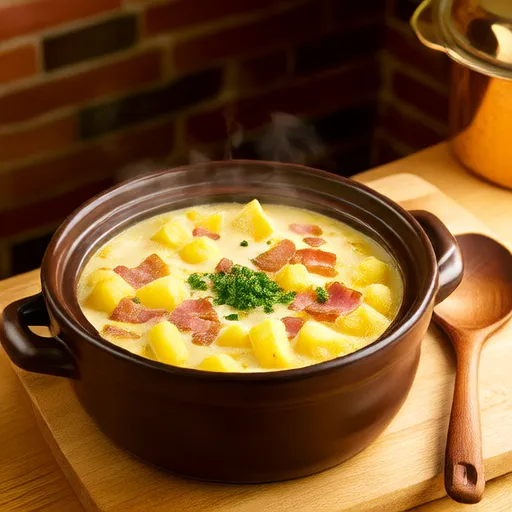 Sopa de Presunto e Batata do Chef John