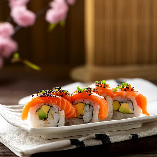 Maki de Salmão Apimentado
