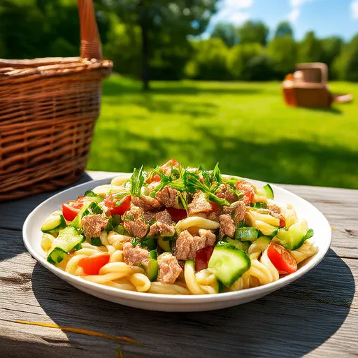 Leckerer Sommerpicknick-Salat
