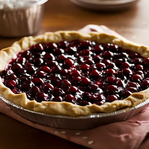 Baked Fresh Cherry Pie