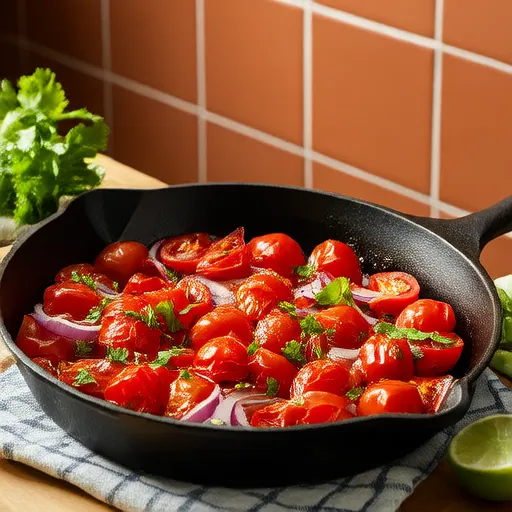 Air Fryer Roasted Salsa