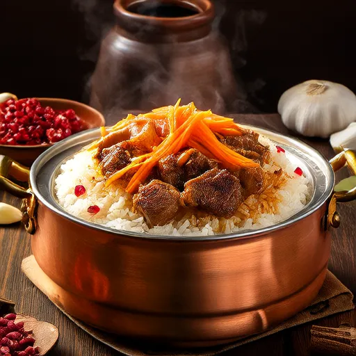 Uzbek Plov (Lamb and Rice Pilaf)