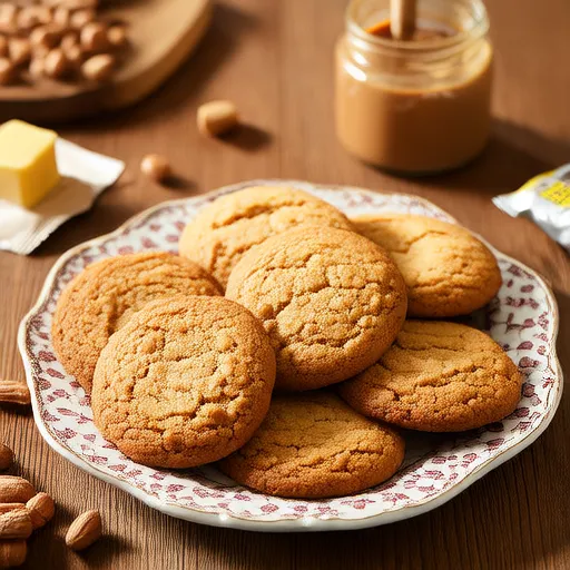Biscotti al burro di arachidi senza cottura