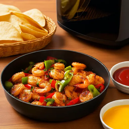 Tôm Fajita Chiên Bằng Lò Không Khí