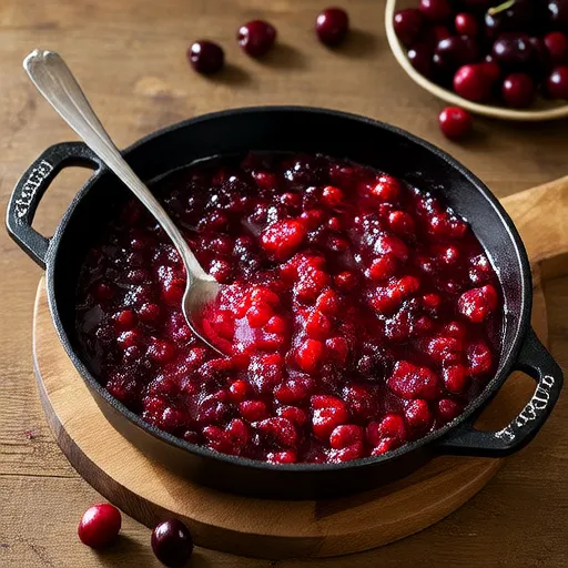 Salsa di Mirtilli Rossi all'Arancia e Ciliegia con Instant Pot