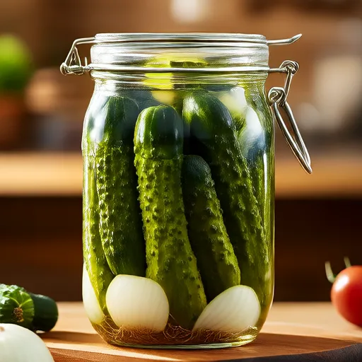 Cornichons faciles au réfrigérateur de Mona