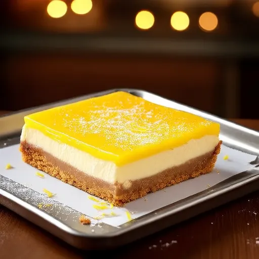 Лимонные батончики со сливочным сыром