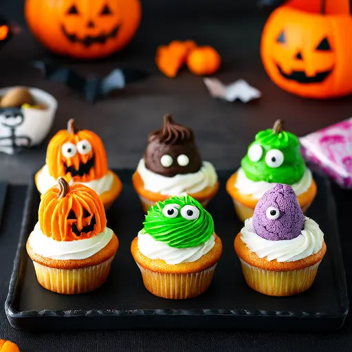 Halloween Mini Cheesecakes