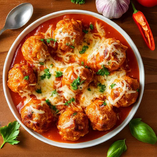Chicken Parmesan Meatballs