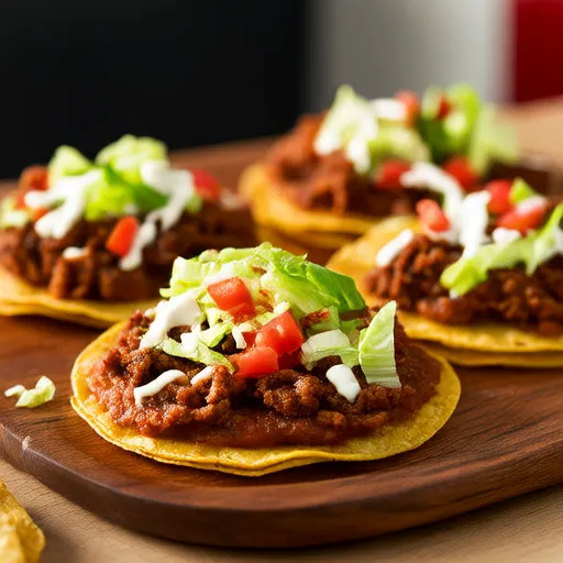 Tostadas de Salpicon (Zerfasertes Rindfleisch)