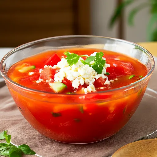 Gazpacho de sandía veraniego