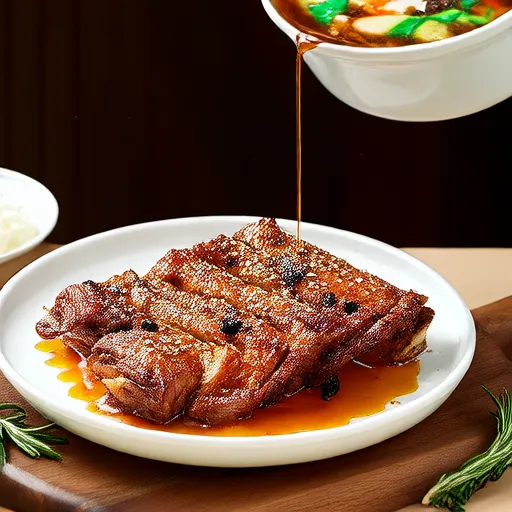 Costeletas de Porco Cobertas no Instant Pot
