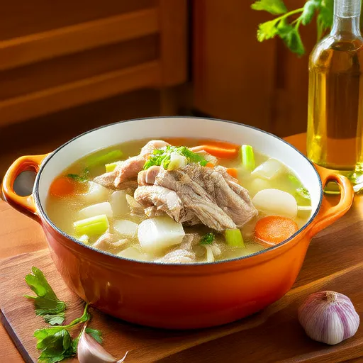 白葡萄酒鸡肉汤