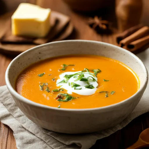 شوربة الكاري والقرع
