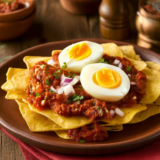 Chilaquiles với Sốt Cay